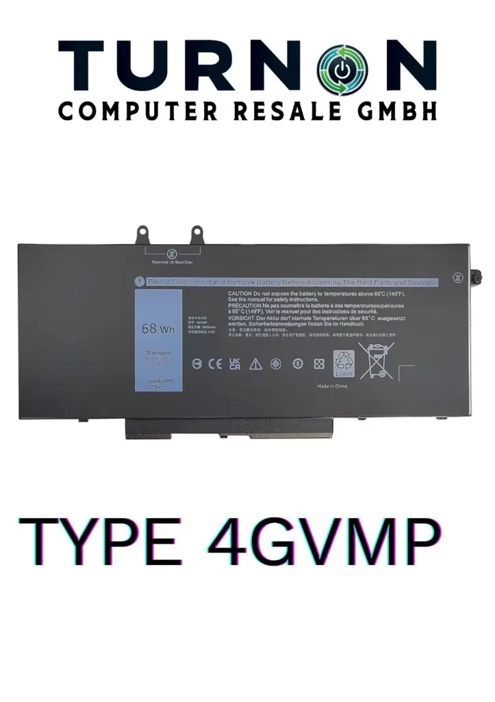Neuer Original Akku 4GVMP 42Wh 11.4V für Dell Latitude 5300 5400 5410 5500 5510 & Precision 3540 3550