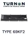 Neuer Original Akku 69KF2 86Wh 11.4V für Dell XPS 15, Precision 5550/5560/5570, Alienware M15/M17, G15/G7 & Inspiron 16 Plus