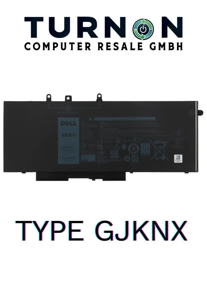 New Original Battery GJKNX 68Wh 7.6V for Dell Latitude 5280 5480 5490 5491 5495 5580 5590 5591 & Precision 3520 3530