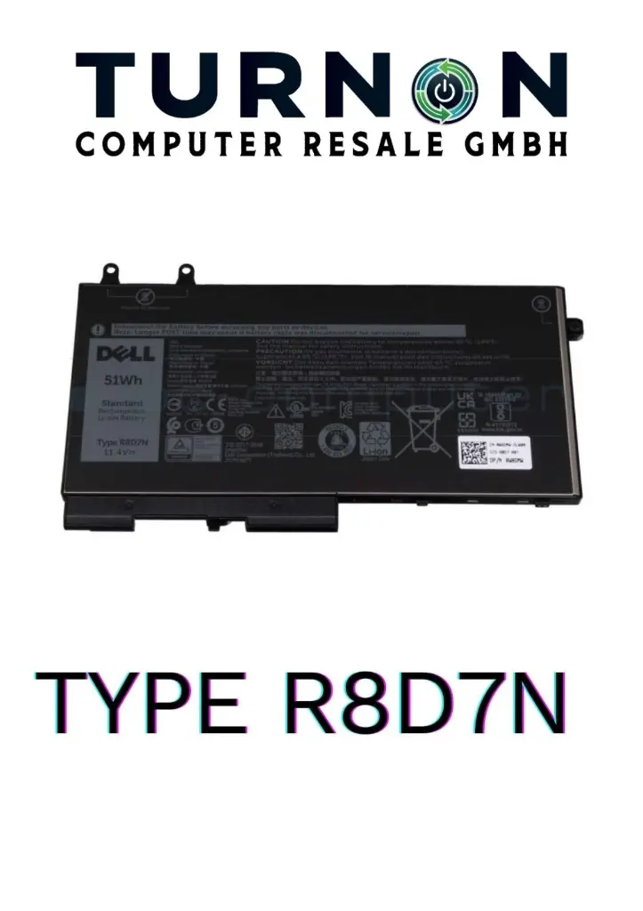 New Original Battery R8D7N 68Wh 7.6V for Dell Latitude 5300 5400 5500 & Precision 3540 3541 