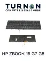 Original OEM Backlit Keyboard for HP ZBook Fury 15 G7 ZBook 15 G7 G8 & EliteBook 850 G7 G8 German QWERTZ