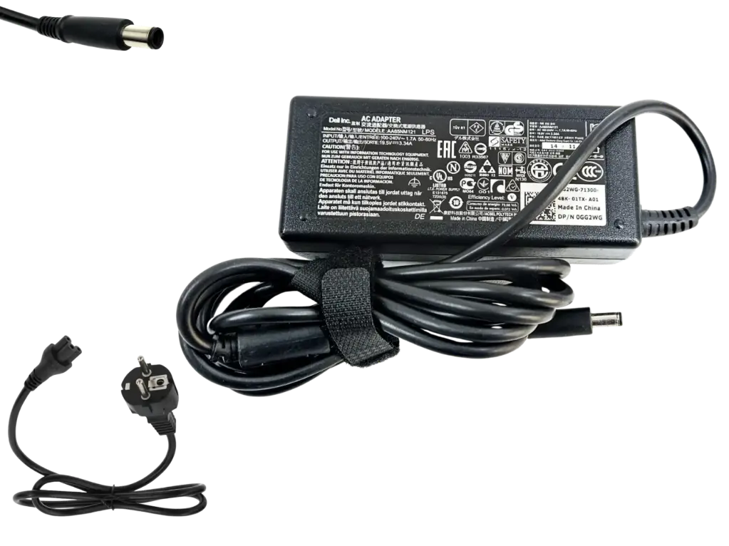 Original Dell 65W Charger – Barrel (Used)