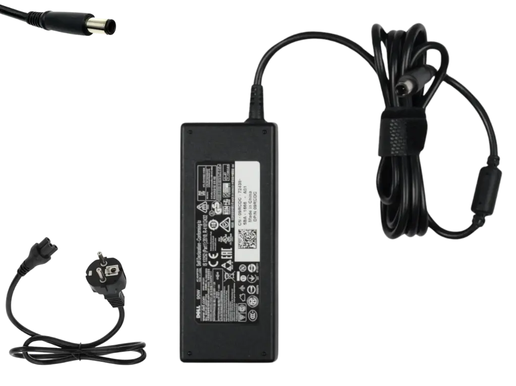 Original Dell 90W Charger – Barrel (Used)