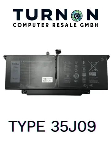 New Original Battery 35J09 39Wh 11.4V for Dell Latitude 7310 7410 & 2-in-1 Models