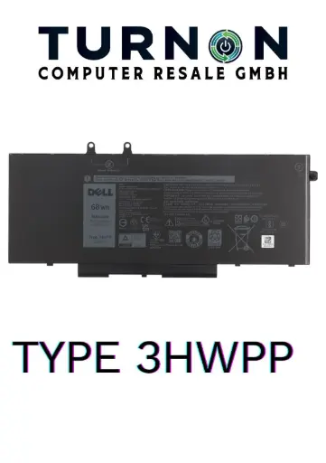 New Original Battery 3HWPP 68Wh 15.2V for Dell Latitude 5400 5401 5500 5501 5410 5411 5510 5511 & Precision 3540 3541 3550 3551 & Inspiron 7500/7506 2-in-1