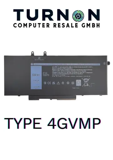 New Original Battery 4GVMP 42Wh 11.4V for Dell Latitude 5300 5400 5410 5500 5510 & Precision 3540 3550 