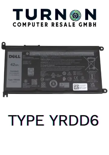 Neuer Original Dell Akku YRDD6 42Wh 11.4V für Dell Inspiron 14/15 Serie, Latitude 3310 & Vostro
