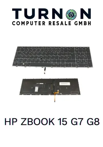 Original OEM Beleuchtete Tastatur für HP ZBook Fury 15 G7 ZBook 15 G7 G8 & EliteBook 850 G7 G8 Deutsch QWERTZ
