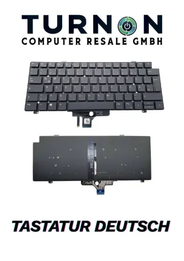 Original OEM German Keyboard QWERTZ for Dell Latitude 5420 5430 7420 7430