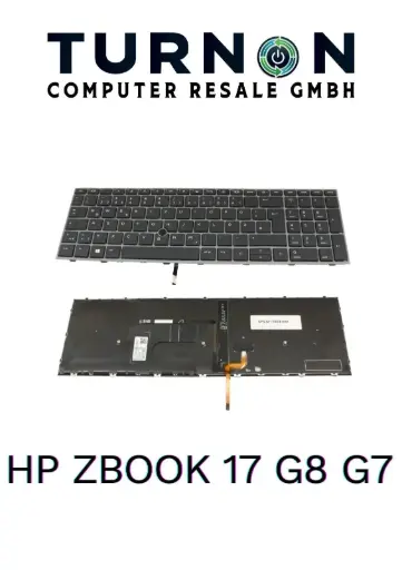 Original OEM Beleuchtete Tastatur für HP ZBook 17 G7 G8 Deutsch QWERTZ