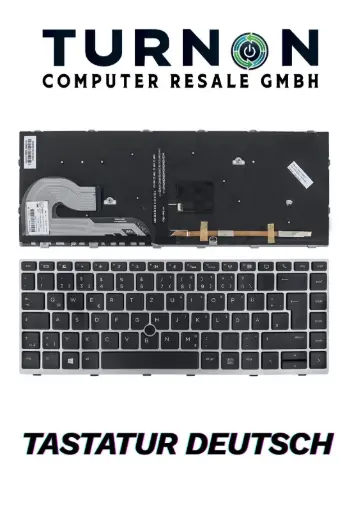 Original OEM Tastatur 6900L66280E-GR1 für HP EliteBook 840 745 846 G5 G6 Deutsch QWERTZ