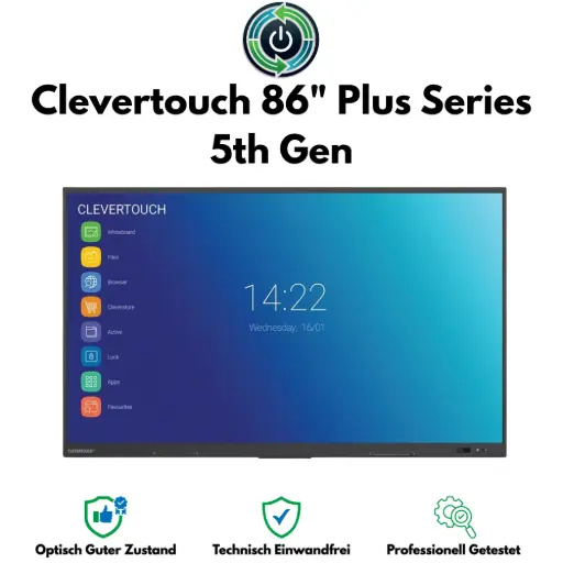 Clevertouch 86" Plus Series 5th Gen 